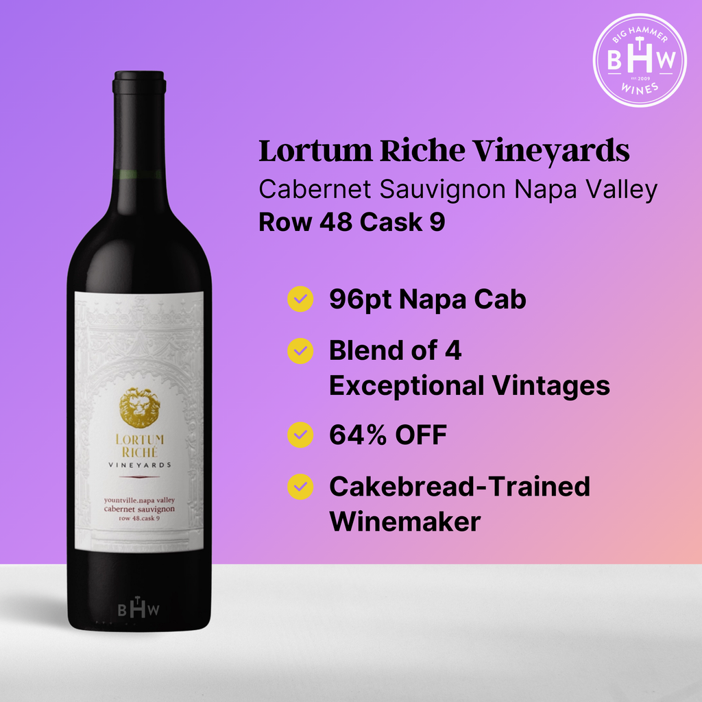 Lortum Riche Vineyards Row 48 Cask 9 Cabernet Sauvignon Napa Valley