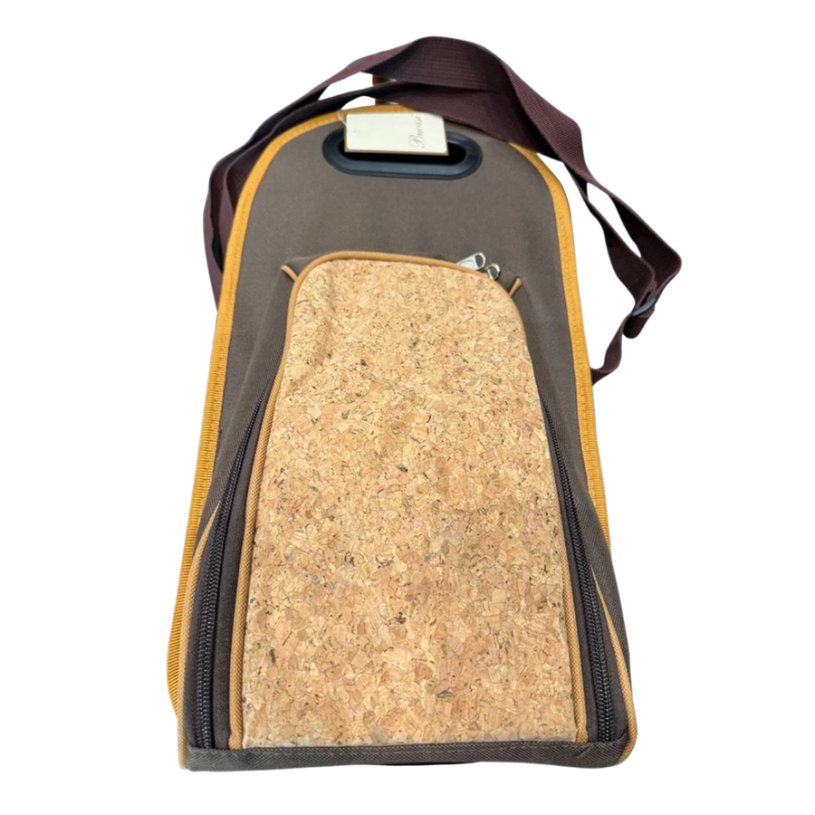 BHW cork-panel wine tote