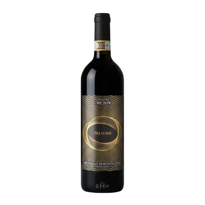 Wine bottle 2020 Colle Nero Tra Di Noi Brunello Di Montalcino DOC on a white background