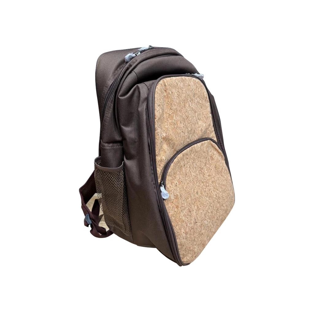 BHW Wine Picnic Backpack 2-3 Bottles with Cork Panels 2 Wine Glasses & Corkscrew by Bucasi