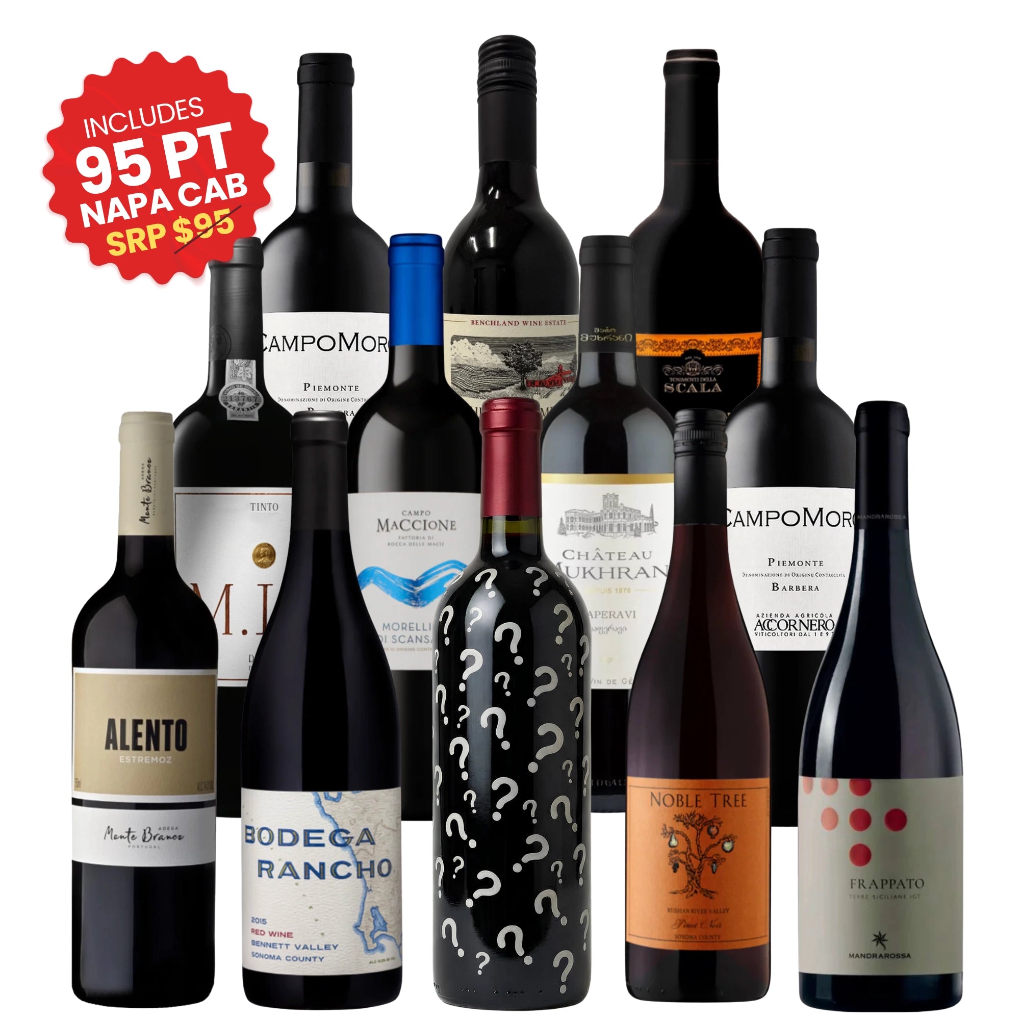 Red & White Mixed Case by BHW 12x750ml international red and white wine sampler case curated by Big Hammer Wines