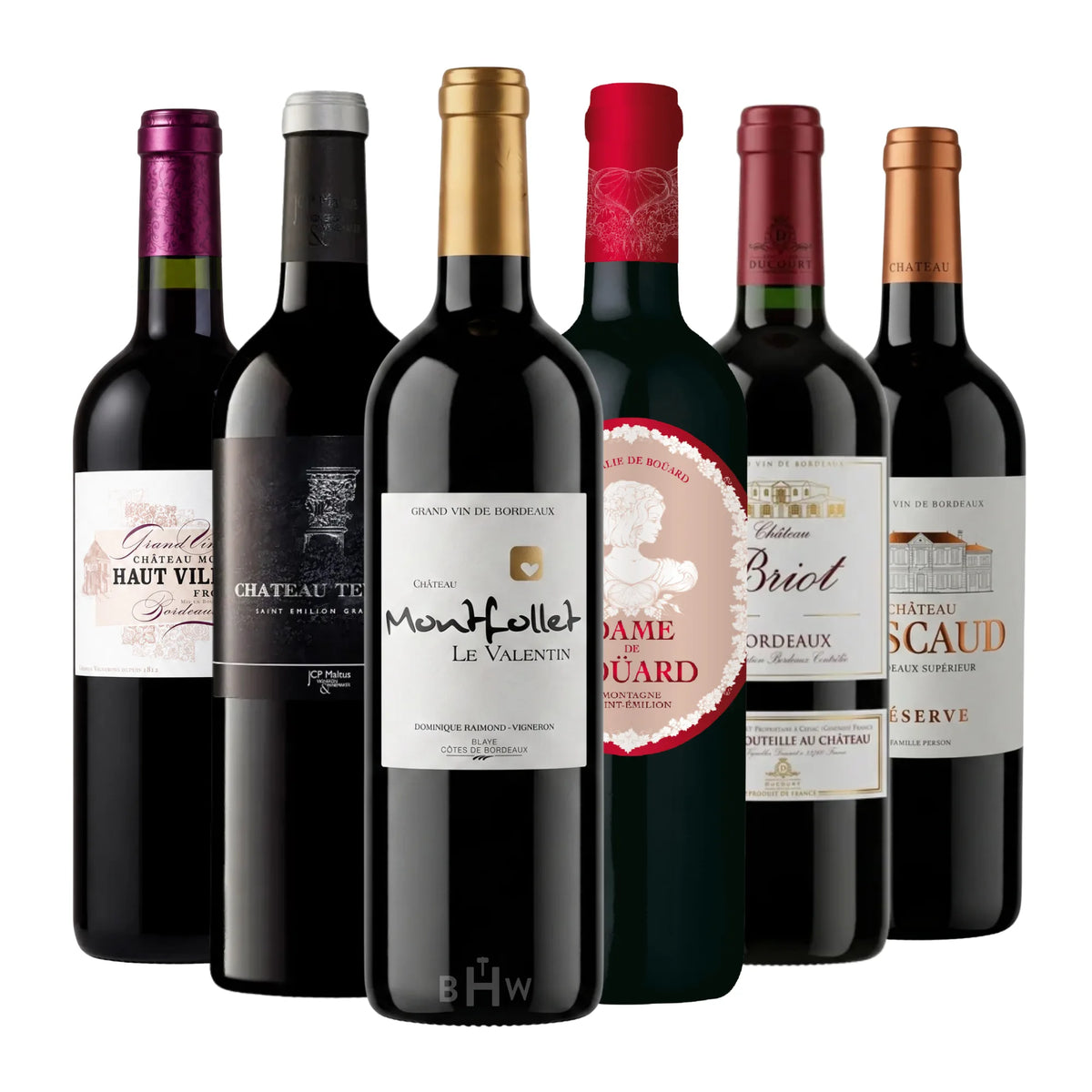 Bordeaux 101: 6-Bottle Starter Sampler 6x750ml curated by Big Hammer Wines