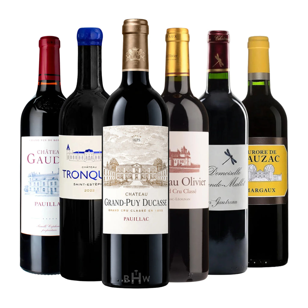 Cabernet Lovers: Left Bank Bordeaux 6pk Sampler 6x750ml curated by Big Hammer Wines