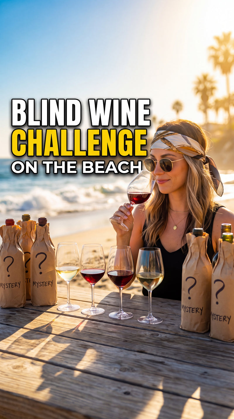 Blind taste on the beach