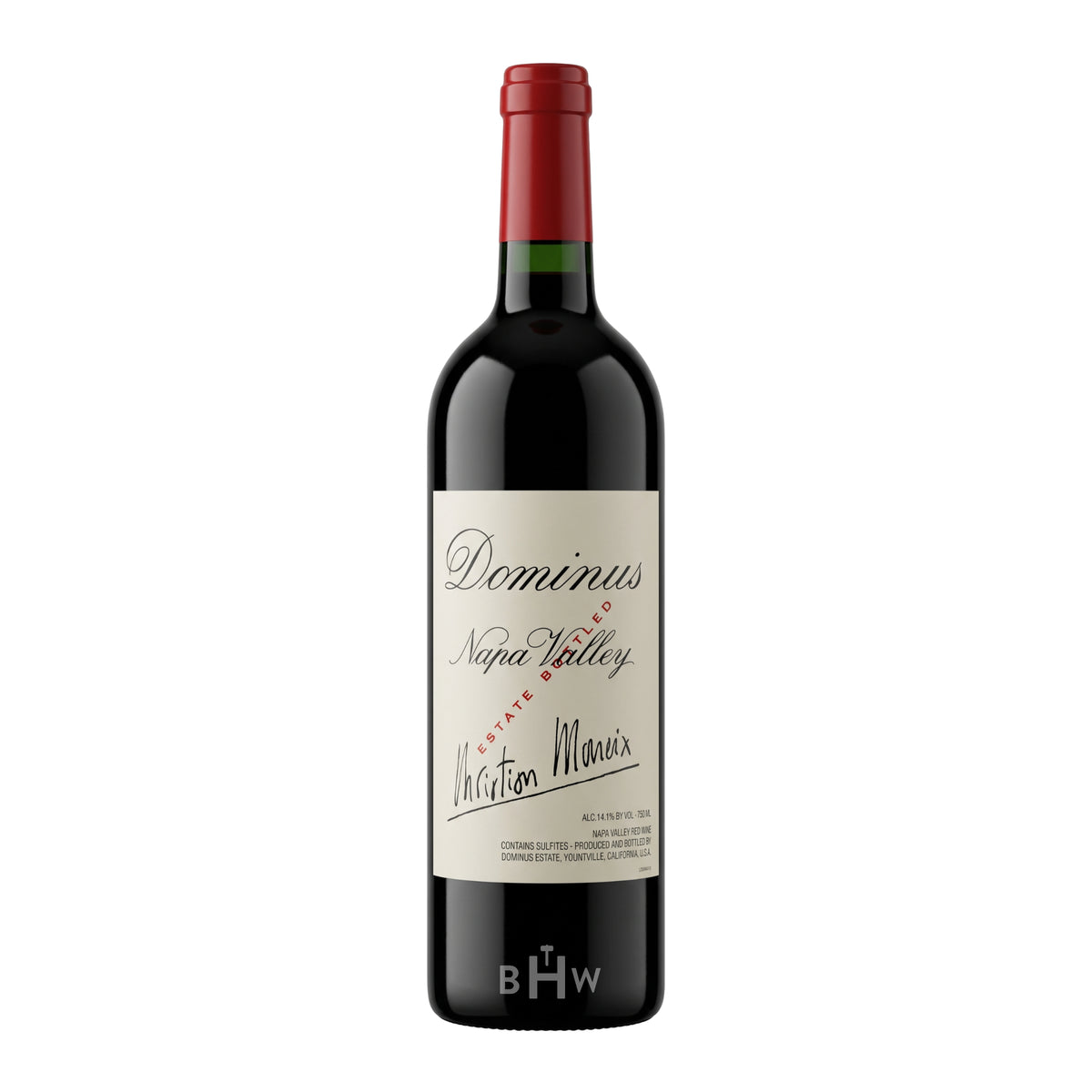Dominus Estate Napa Valley Christian Moueix single red wine bottle, curated by Big Hammer Wines.