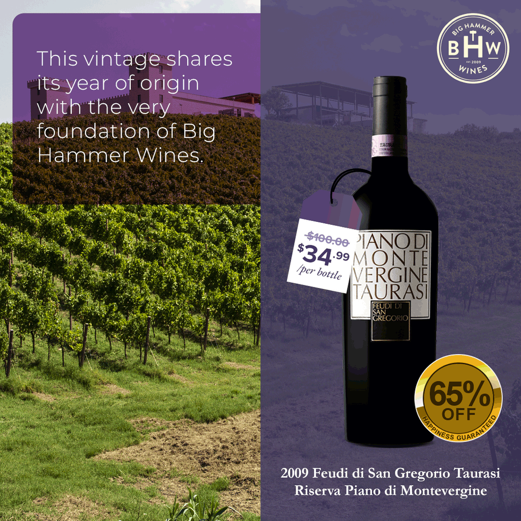2009 Feudi di San Gregorio Taurasi Riserva Piano di Montevergine - Big Hammer Wines - Wine Ratings