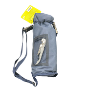 Image of BHW Grab & Go Insulated Canvas Bottle Carrier with Corkscrew