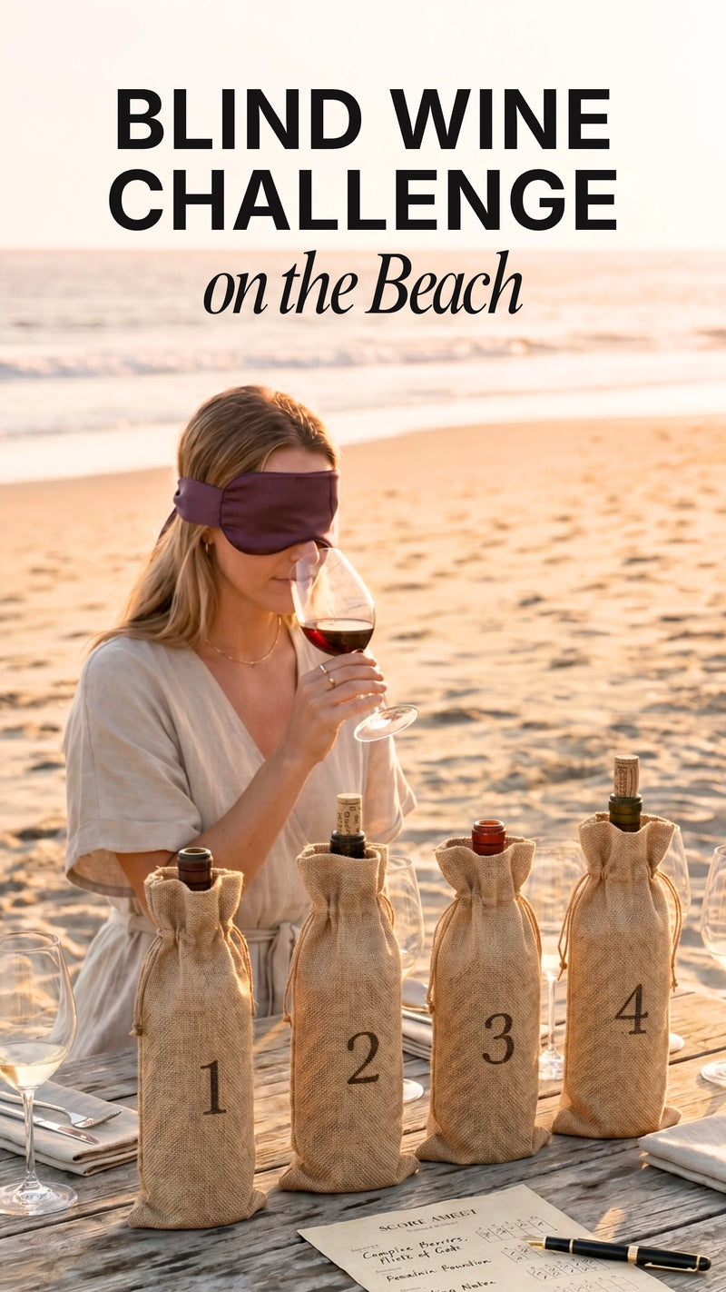 Blind taste on the beach