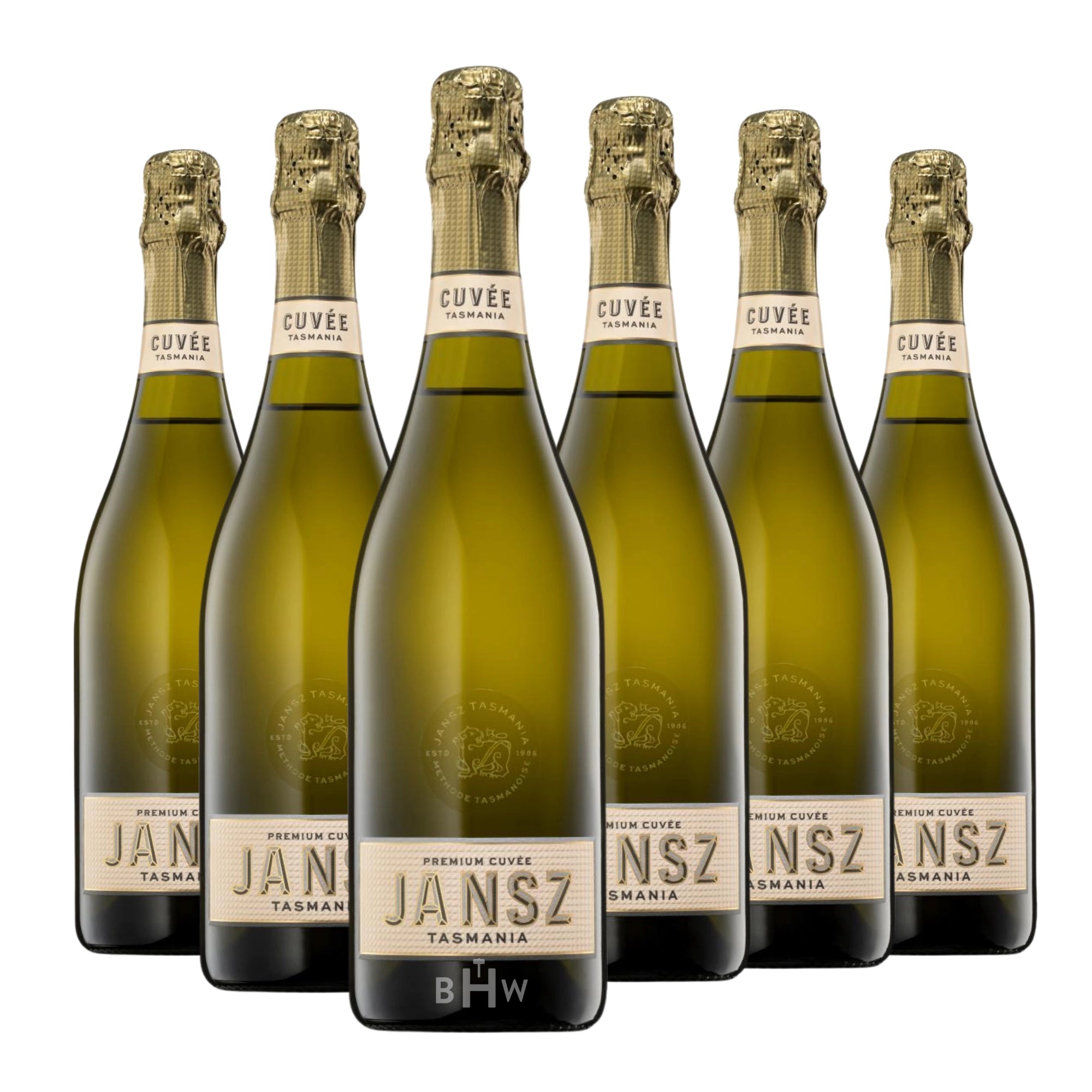 Six bottles of Jansz Premium Cuvée Tasmania NV (6x750ml), curated by Big Hammer Wines.