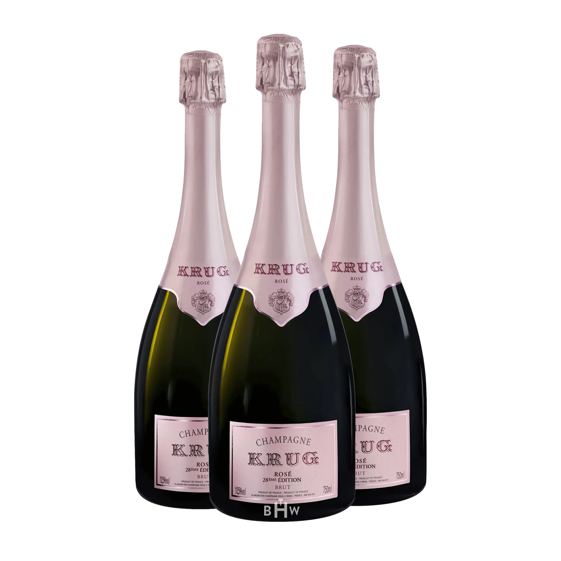 Krug Edition 28eme Brut Rose Champagne 3pk 3x750ml