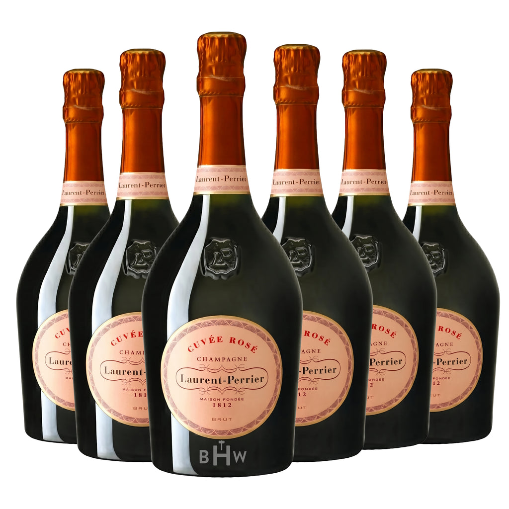Laurent-Perrier Cuvée Rosé Brut Champagne NV 6-pack, 6x750ml bottles. Curated by Big Hammer Wines.
