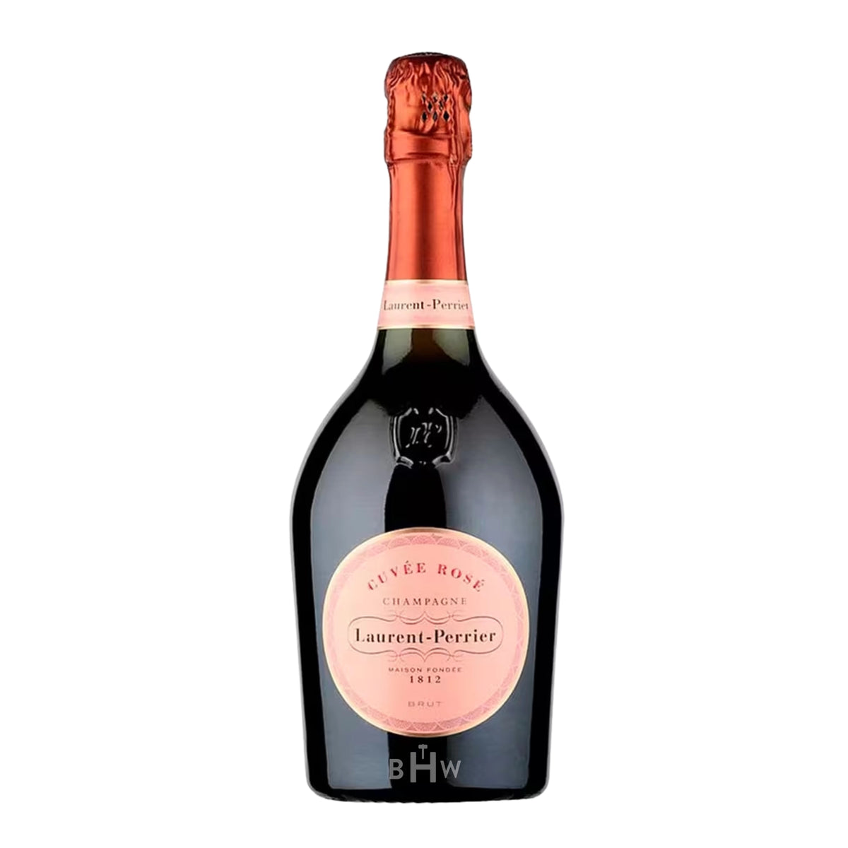 A bottle of Laurent-Perrier Cuvée Rosé Brut Champagne NV, curated by Big Hammer Wines.