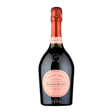 A bottle of Laurent-Perrier Cuvée Rosé Brut Champagne NV, curated by Big Hammer Wines.