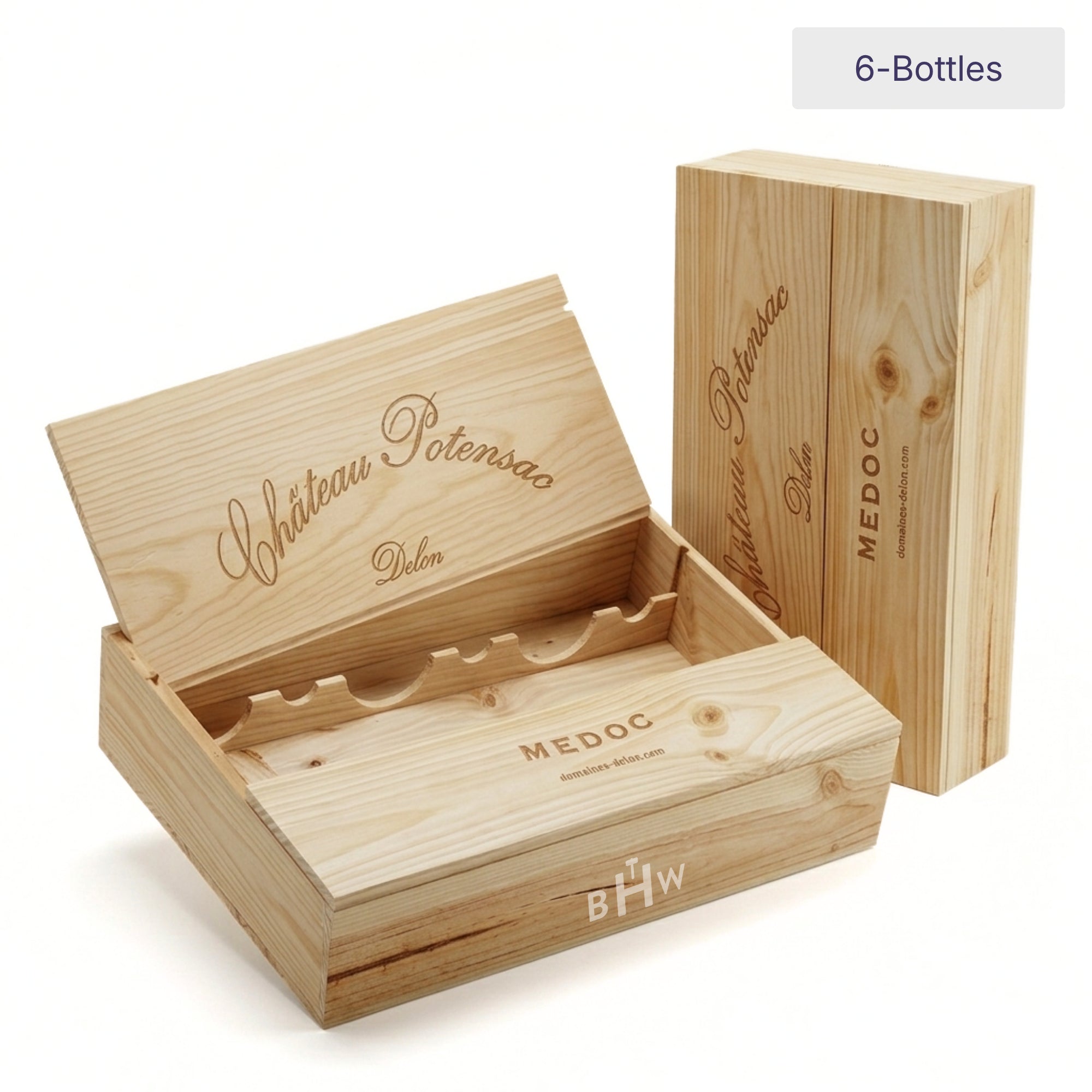 Luxury Artisan Wooden Wine Boxes