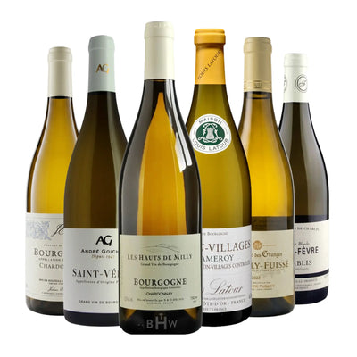OG Top Flight Chardonnay: White Burgundy 6pk Sampler 6x750ml