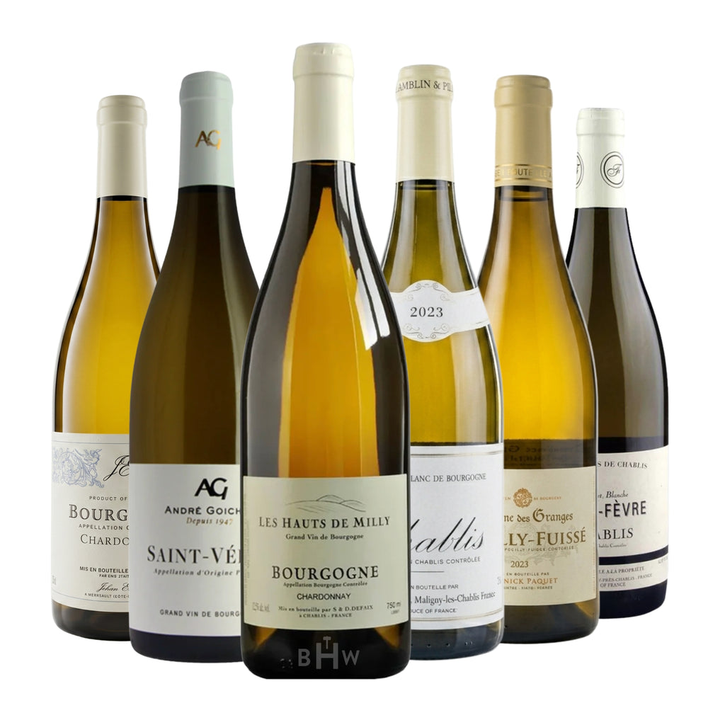 OG Top Flight Chardonnay: White Burgundy 6pk Sampler 6x750ml