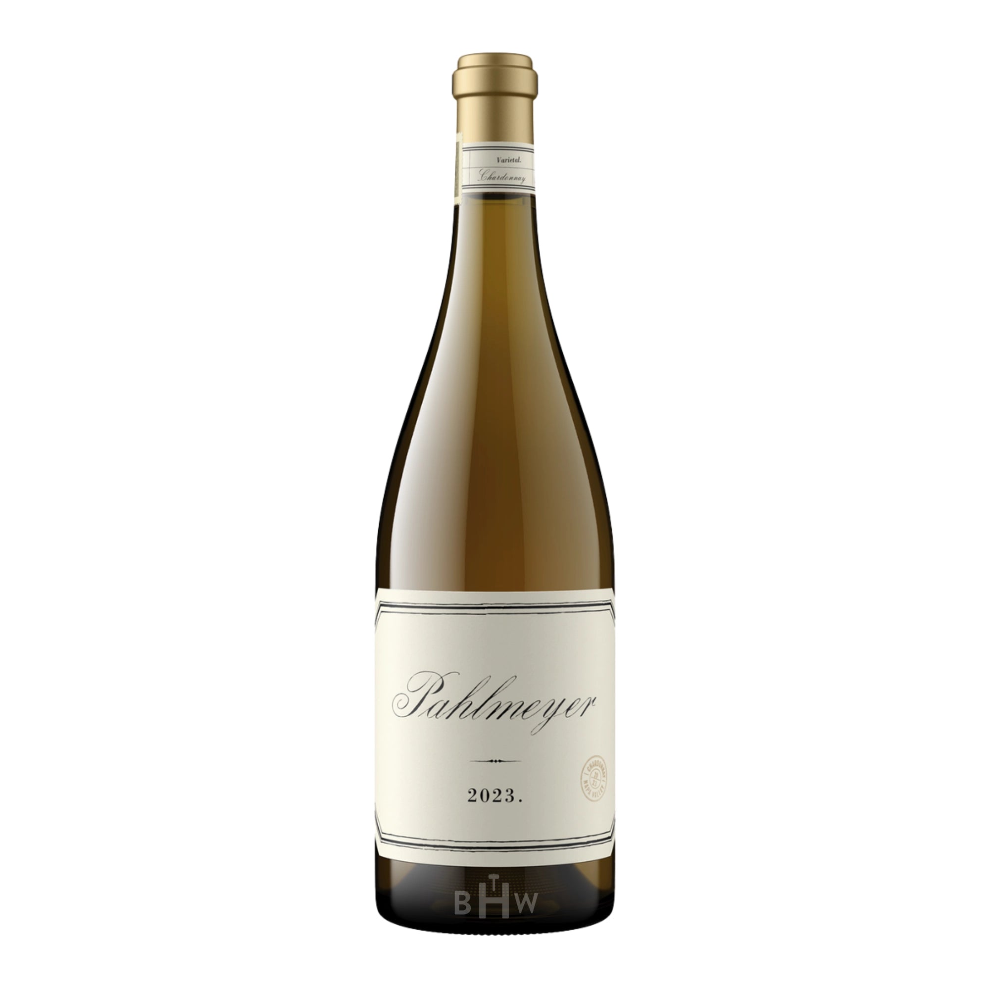 2023 Pahlmeyer Napa Valley Chardonnay, premium California Chardonnay, single 750ml bottle with elegant minimalist label, packed by Big Hammer Wines
