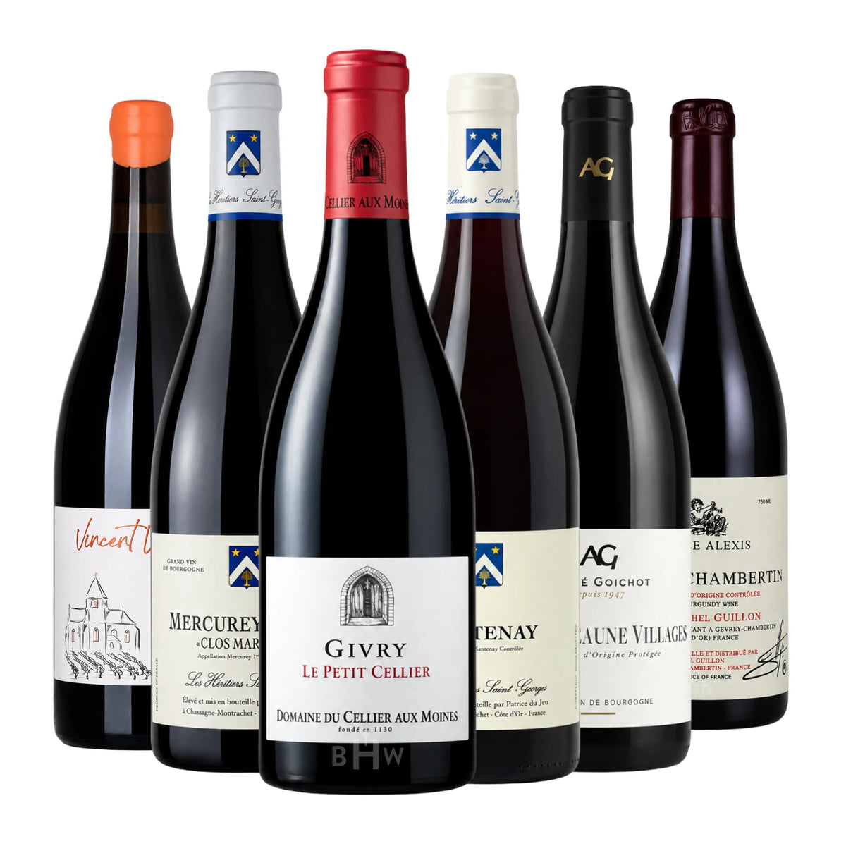 Pinot Lovers Unite! Red Burgundy 6pk Sampler 6x750ml by Big Hammer Wines