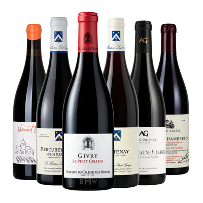 Pinot Lovers Unite! Red Burgundy 6pk Sampler 6x750ml