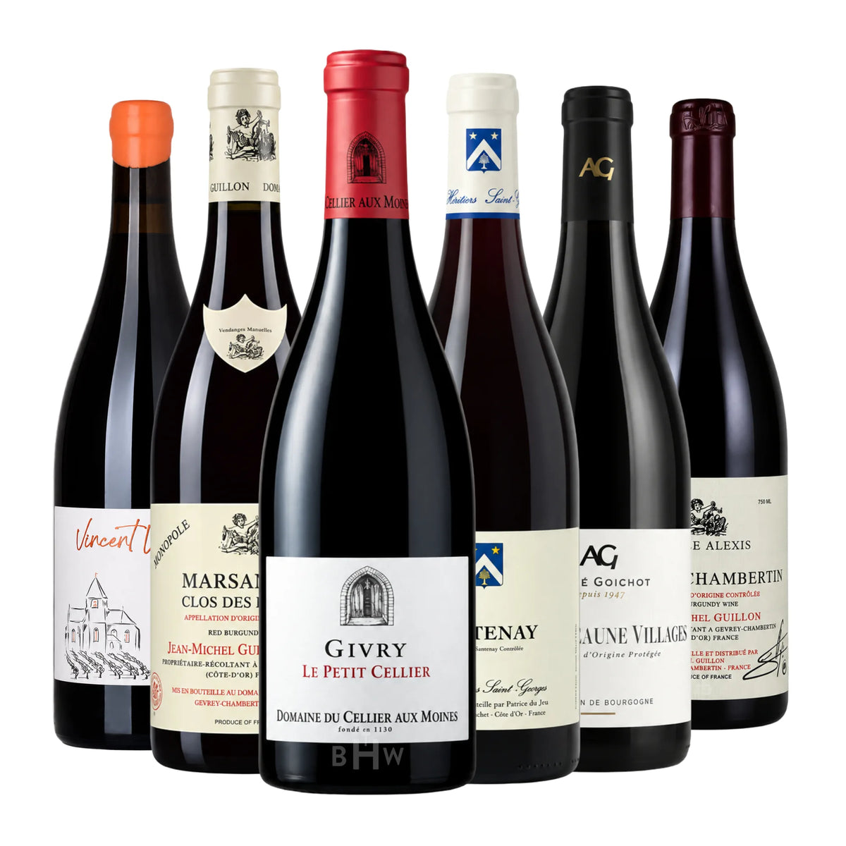 Pinot Lovers Unite! Red Burgundy 6pk Sampler 6x750ml by Big Hammer Wines