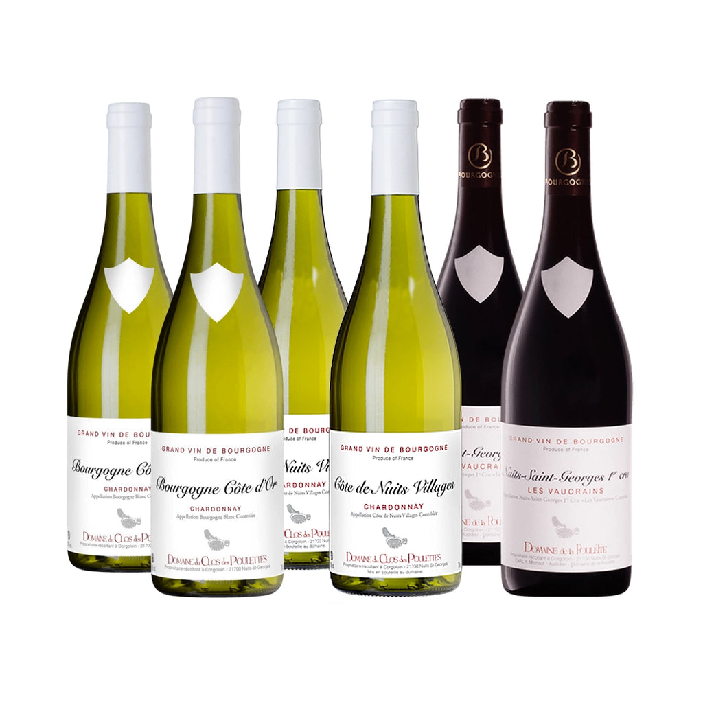 Poulettes Perfection: Pinot Noir & Chardonnay 6-Pack 6x750ml