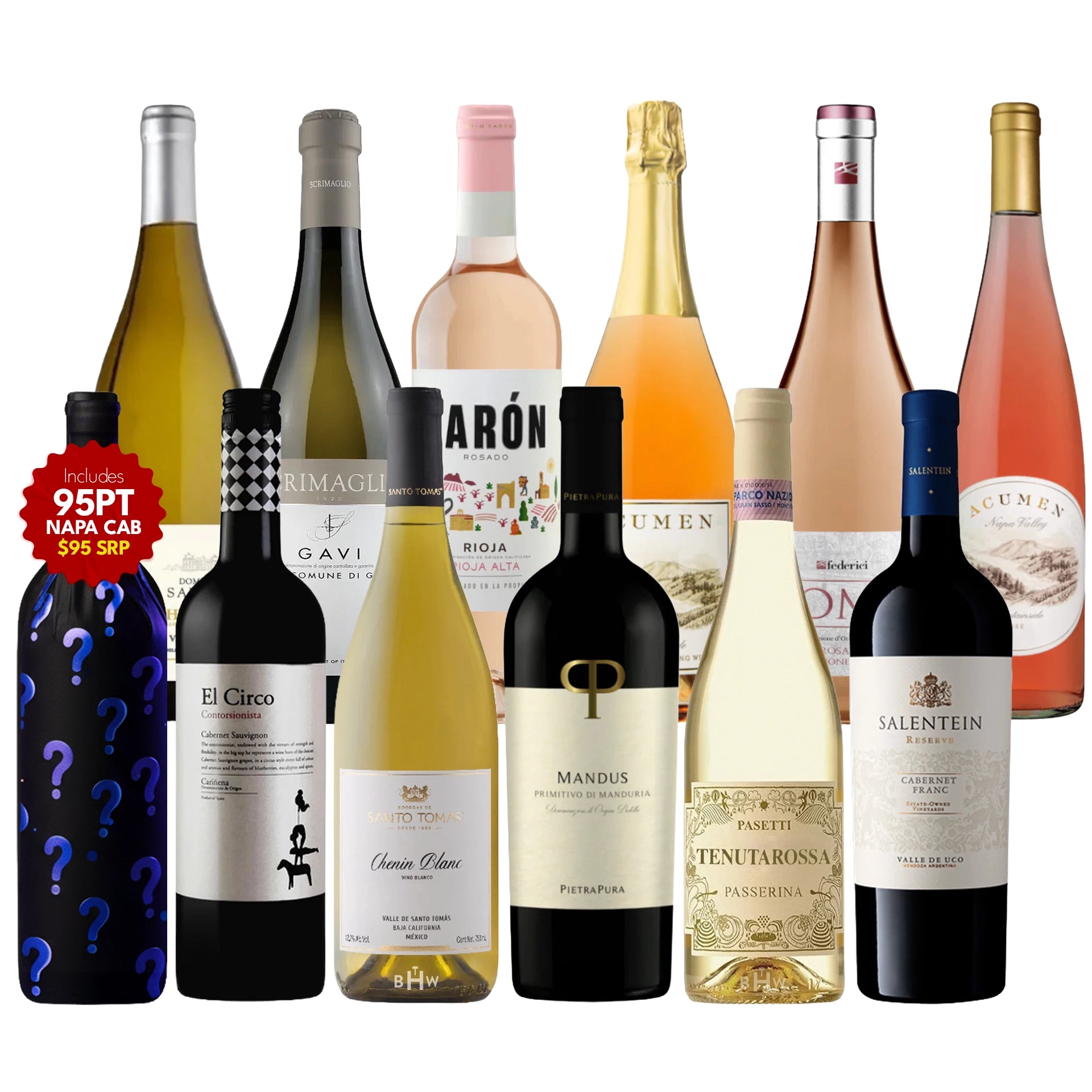 Red, White & Rosé Mixed Case by BHW 12x750ml