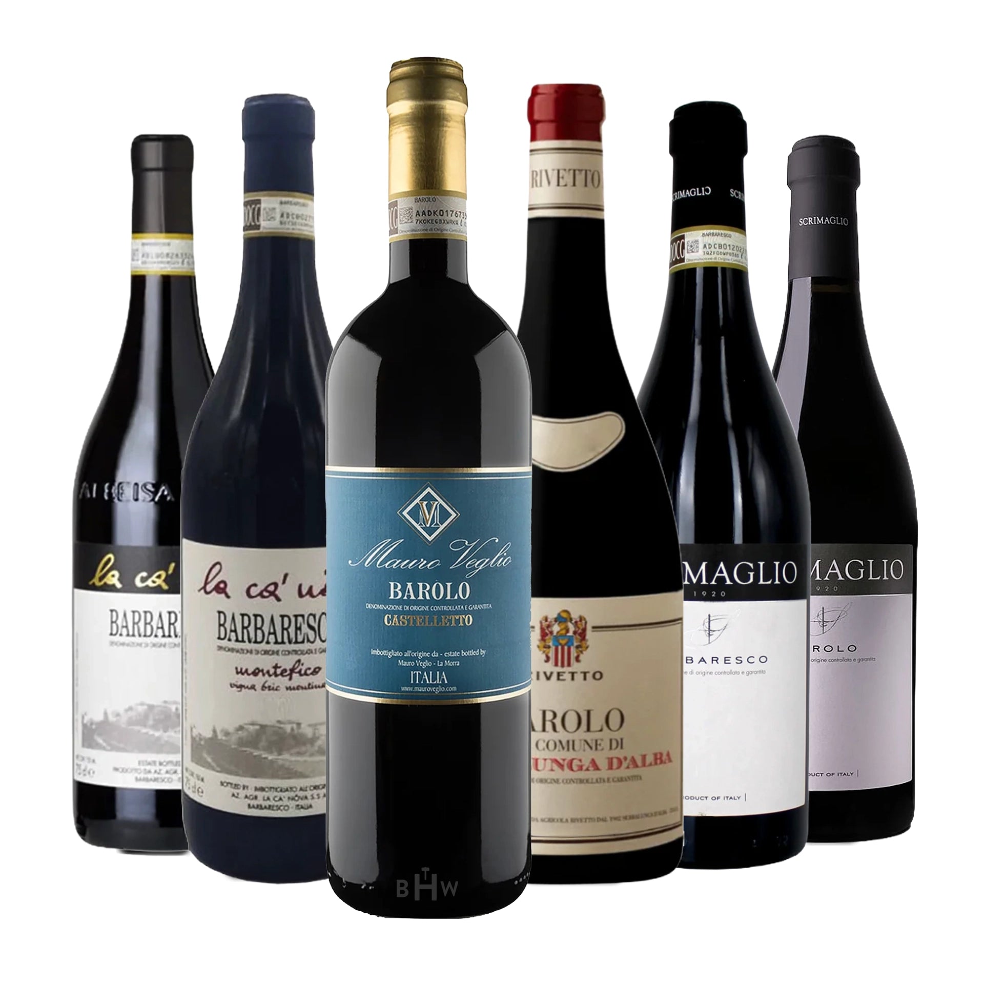 King of Wines Wine of Kings Barolo Barbaresco Oh My! 6pk Sampler 6x750ml