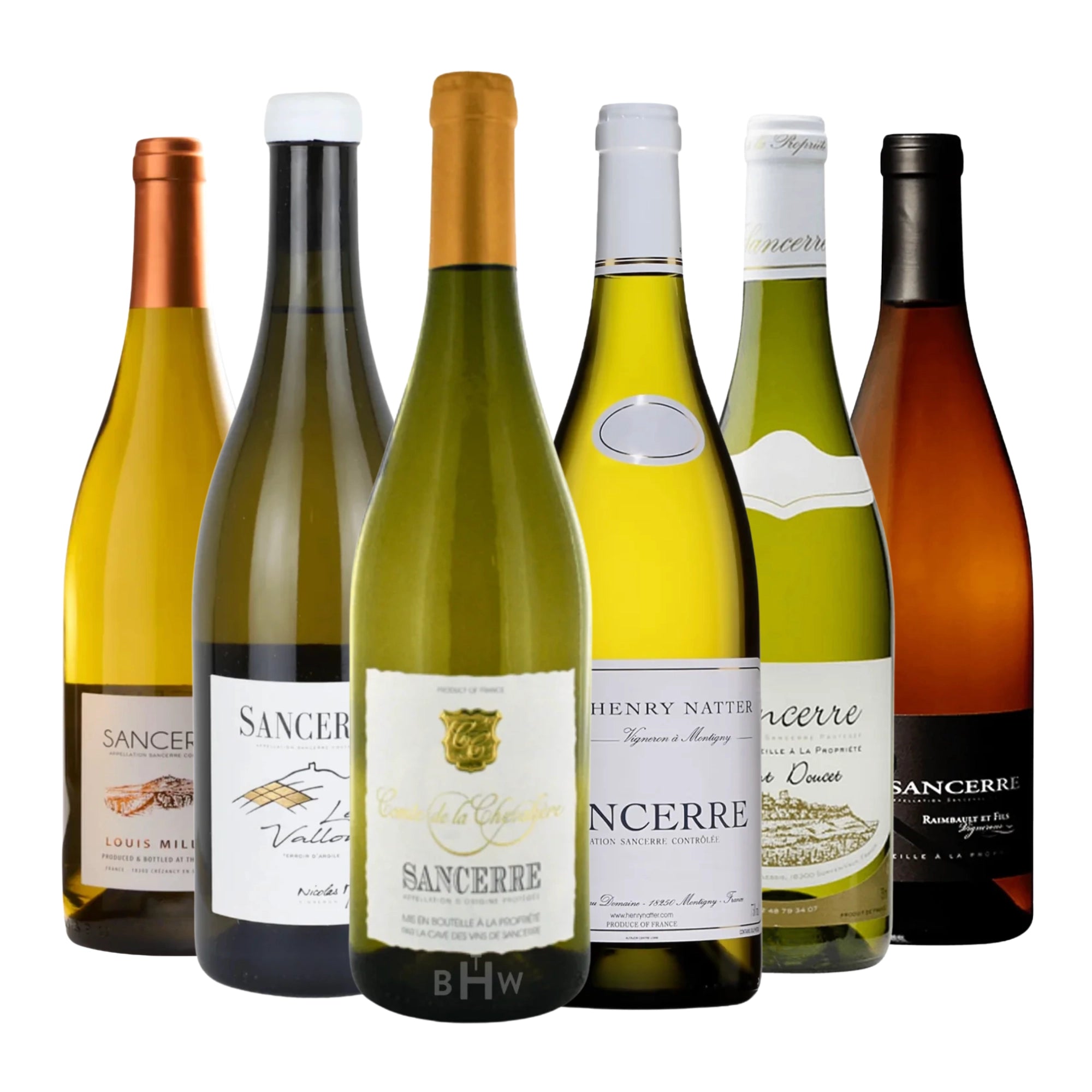 Sancerre Sauvignon Blanc 6-pack sampler Loire Valley French white wines curated by Big Hammer Wines