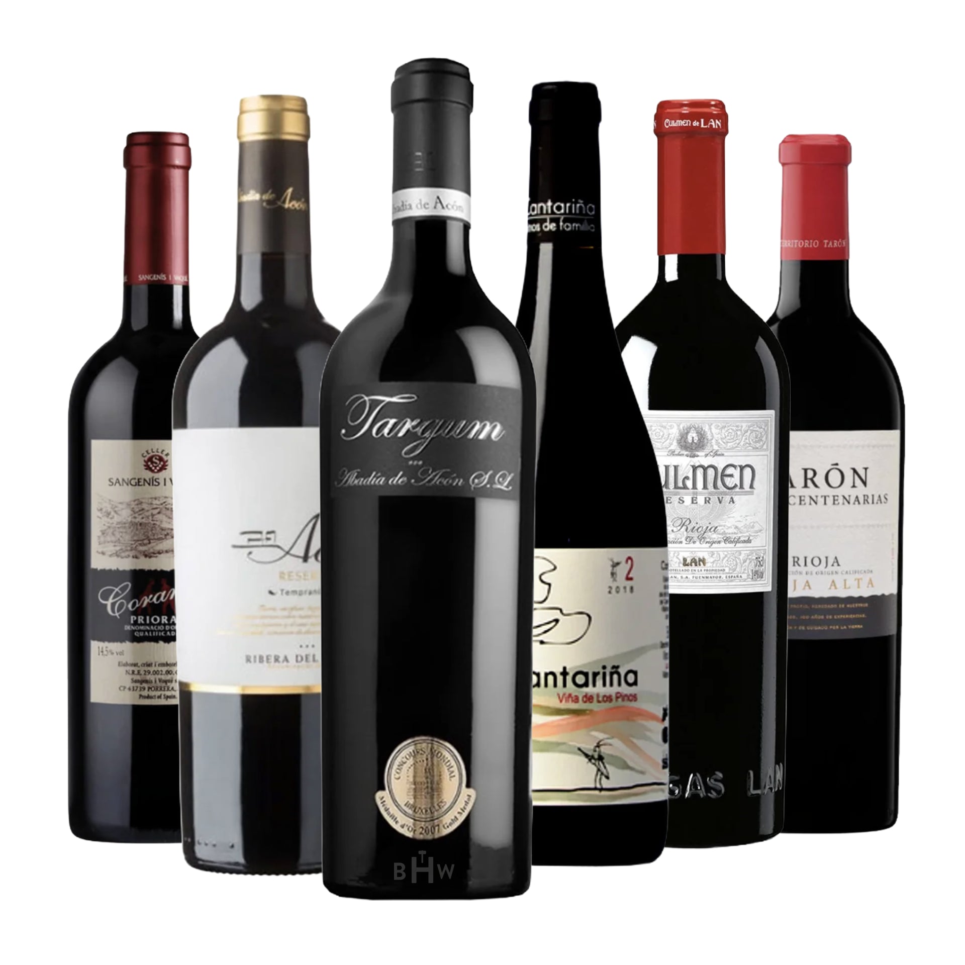 Taste the Best of Spain: Elite Wine Regions Tour 6pk Sampler (6x750ml)