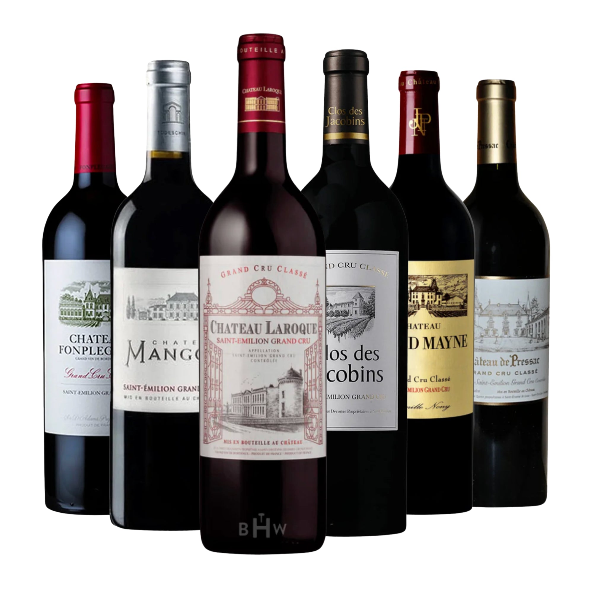 The Best of Saint-Emilion Grand Cru 6pk Sampler 6x750ml