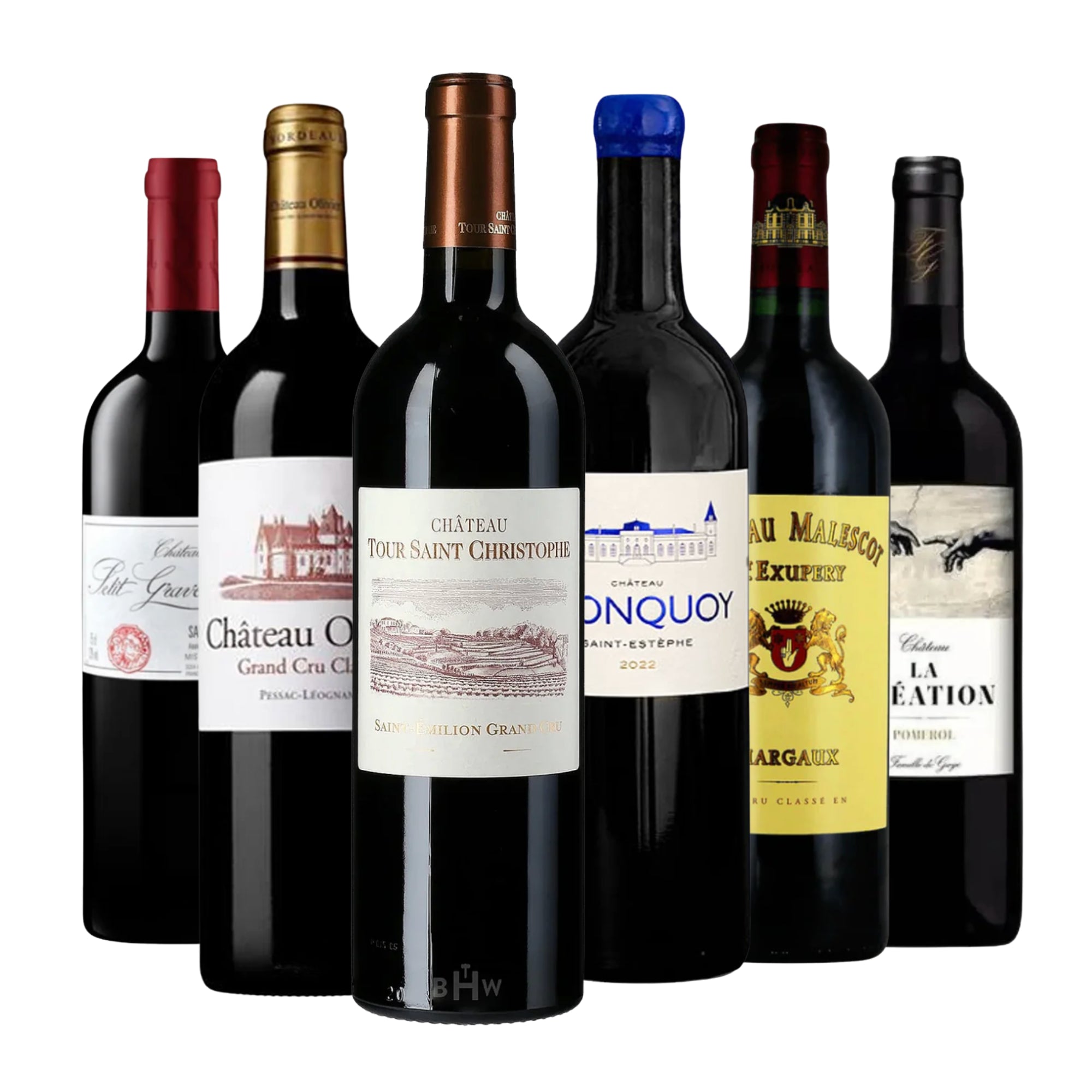 The Ultimate Bordeaux Battle: Left vs. Right Bank 6-Pack