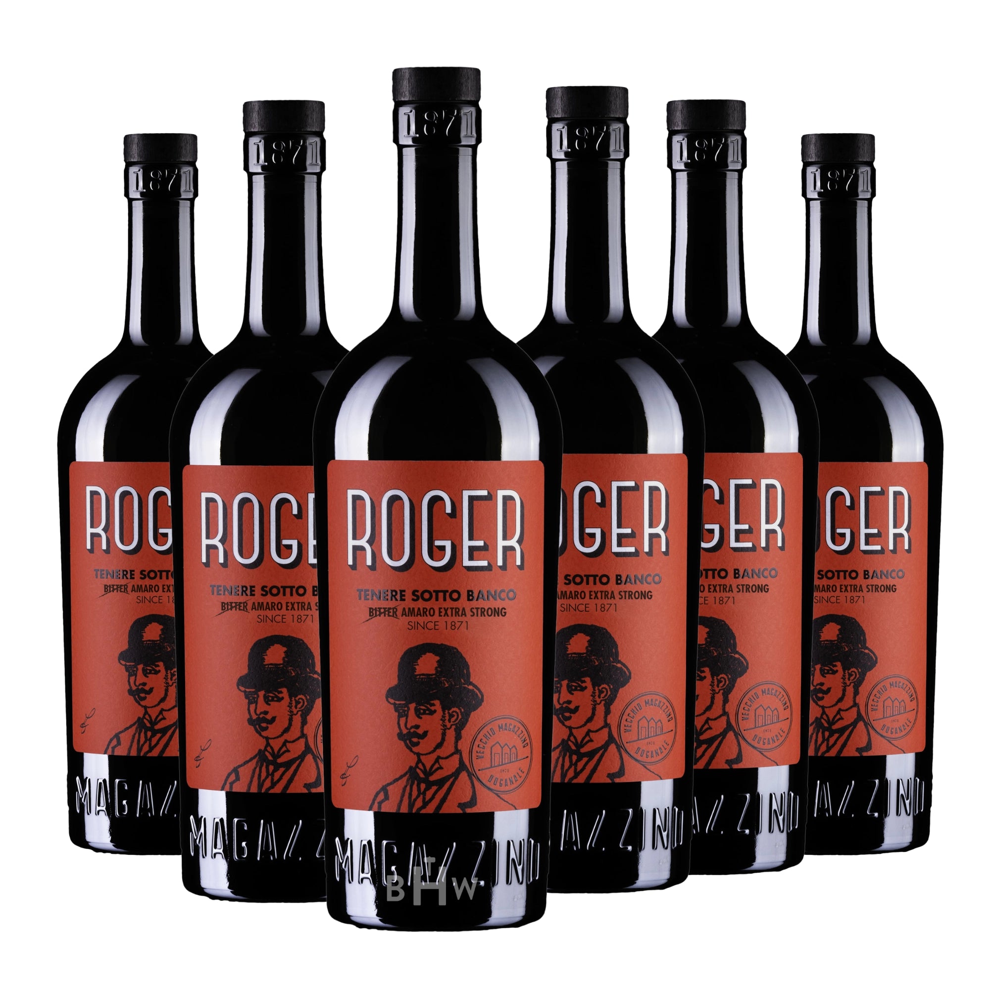 Vecchio Magazzino Doganale 'Roger' Bitter Amaro Extra Strong NV 700ML 6pk