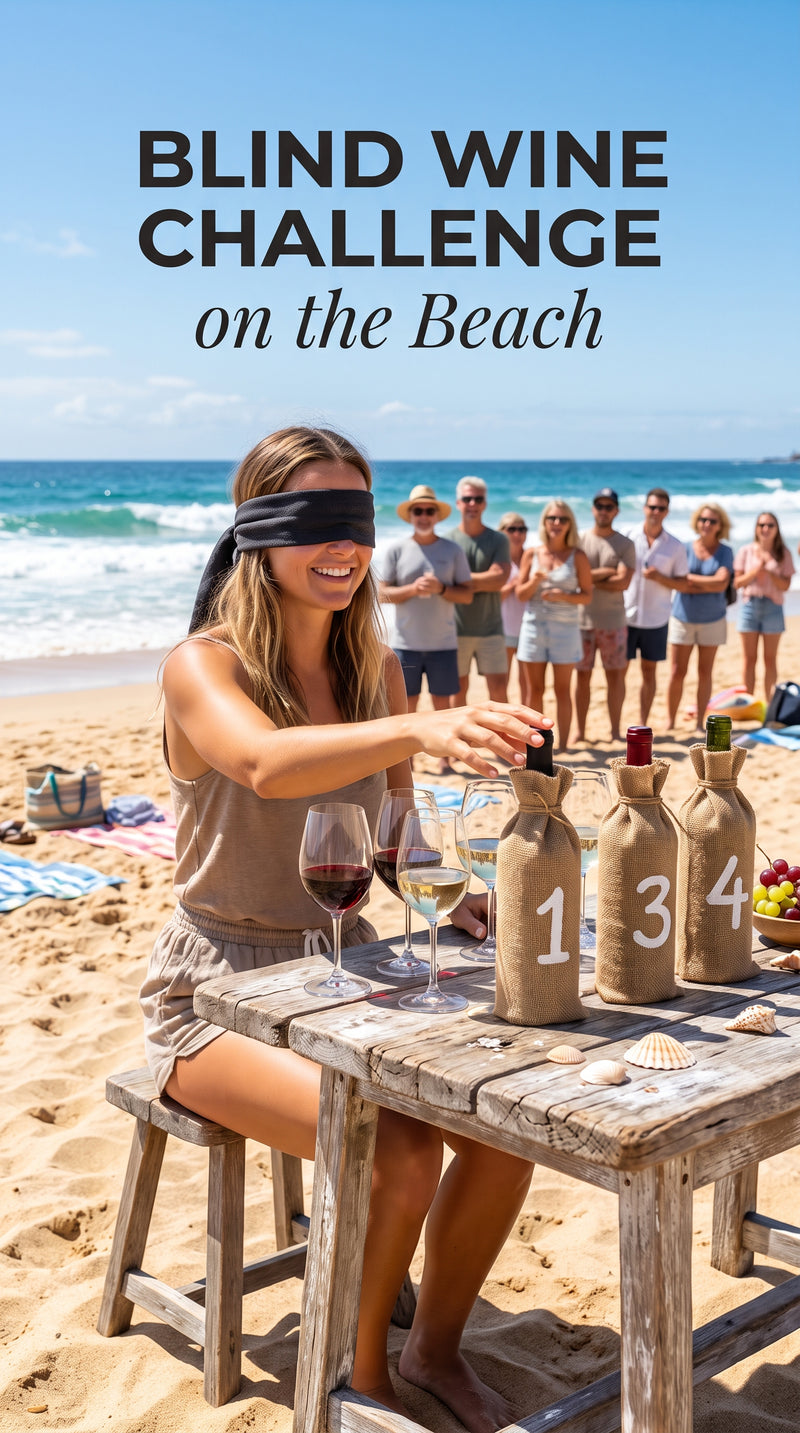 Blind taste on the beach