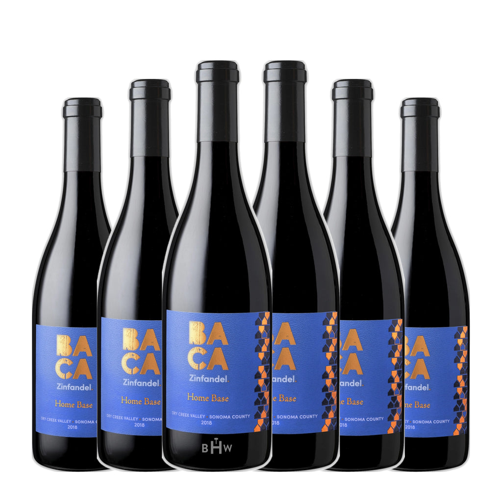 2022 Baca Home Base Zinfandel 6-bottle pack. Curated by Big Hammer Wines.