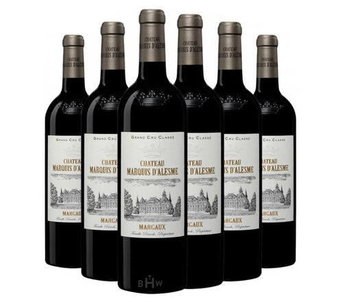 Chateau Marquis d'Alesme Red 2022 Chateau Marquis d'Alesme Margaux FUTURES 6 x 750ml