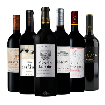 Merlot Cab Franc Bliss: Right Bank Bordeaux 6pk Sampler 6x750ml