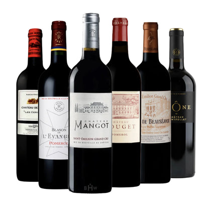 Merlot Cab Franc Bliss: Right Bank Bordeaux 6pk Sampler 6x750ml