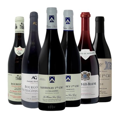 Pinot Lovers Unite! Red Burgundy 6pk Sampler 6x750ml