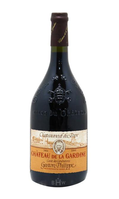 Image of 2004 Chateau de la Gardine Cuvee Generation Chateauneuf du Pape Rouge