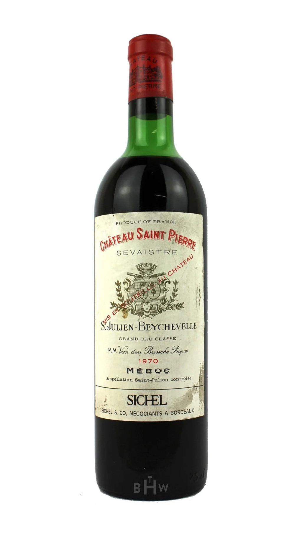 1970 Château Saint Pierre Sevaistre Bordeaux Médoc