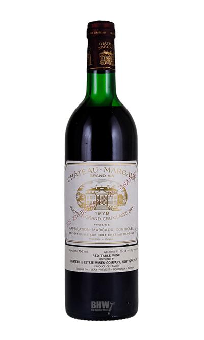 bighammerwines.com Red 1978 Chateau Margaux 1st Classified Growth