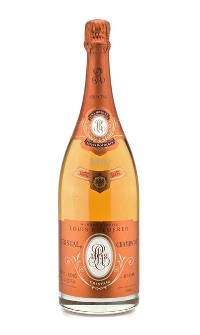 bighammerwines.com 1978 Cristal Rose Champagne