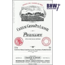 bighammerwines.com Red 1982 Ch. Grand-Puy Lacoste Pauillac 96 WA