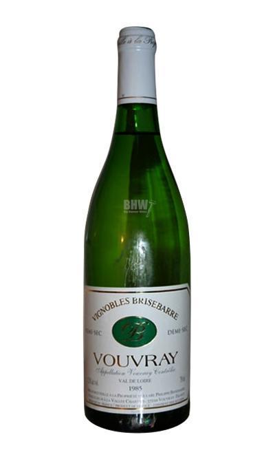 bighammerwines.com 1985 Domaine Phillipe Brisbarre Vouvray Demi-Sec Chenin Blanc