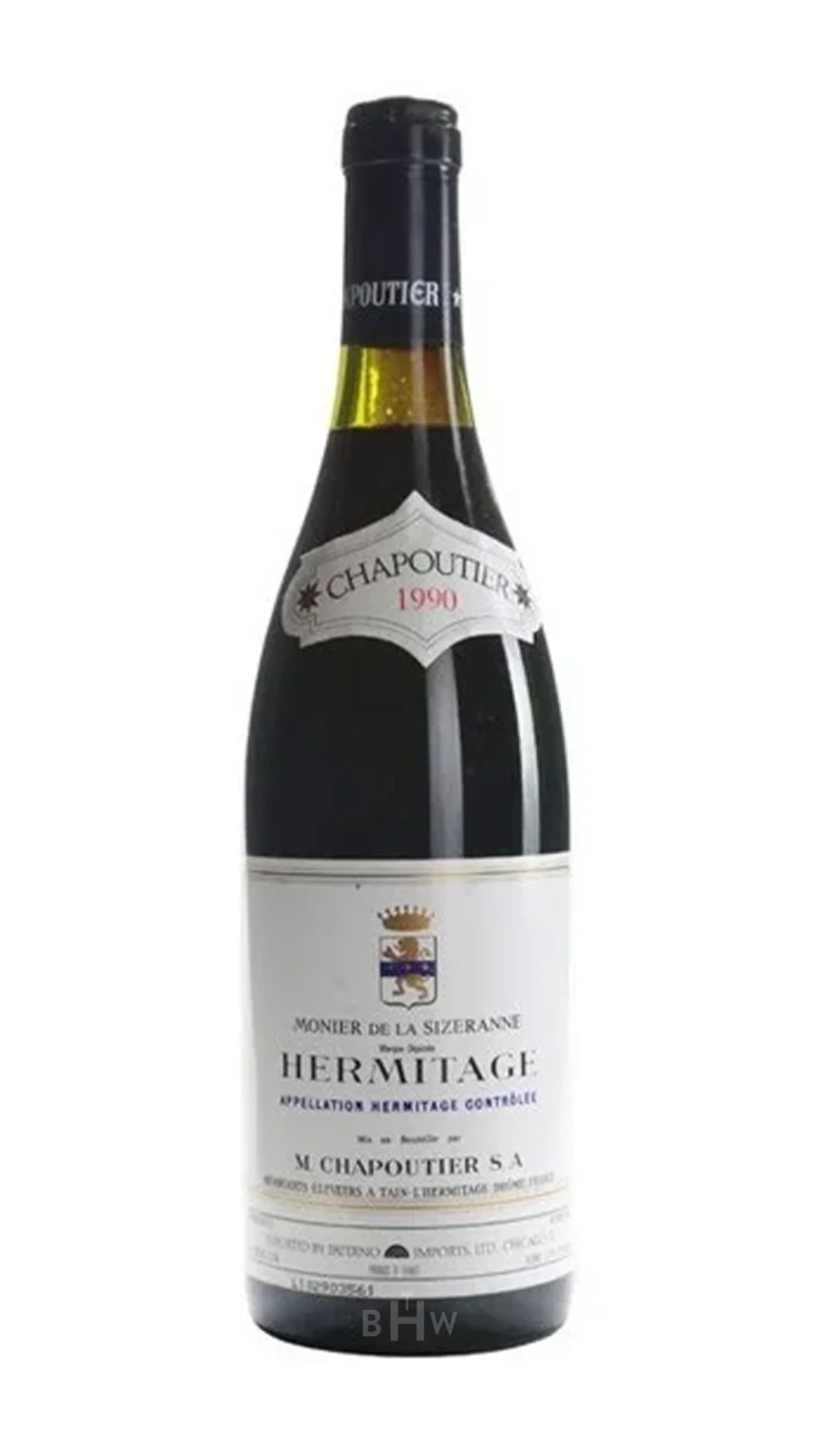 1990 M. Chapoutier Monier De La Sizeranne Hermitage Rhone