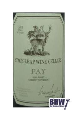 Boizel Red 1992 Stag's Leap Fay Cabernet Sauvignon 93RP