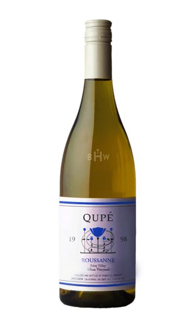 bighammerwines.com White 1999 Qupe Roussanne Alban Vineyard Santa Barbara