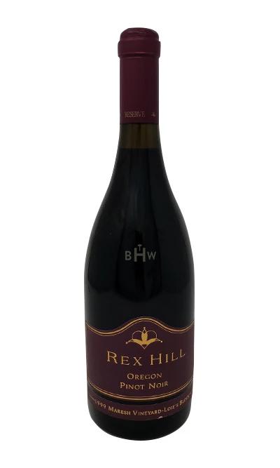 bighammerwines.com Red 1999 Rex Hill Pinot Noir Maresh Vineyard Willamette