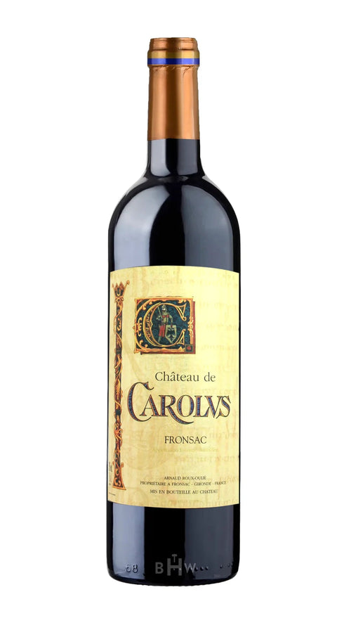 Château de Carolvs Red 2000 Château de Carolvs Fronsac Wood Box