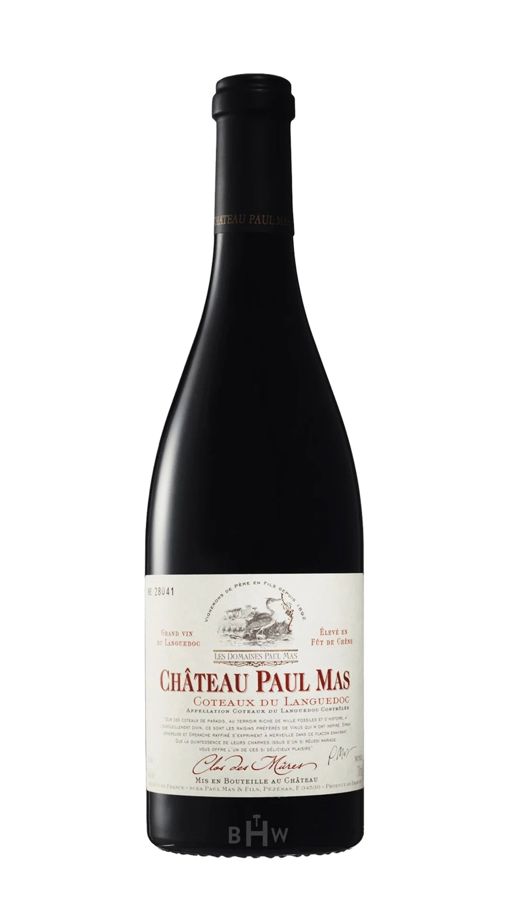 2001 Château Paul Mas Coteaux Du Languedoc "Clos de Mûres" GSM